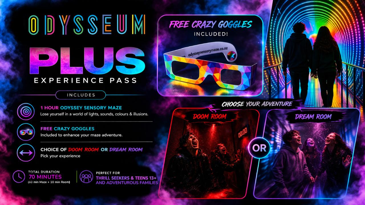 Odysseum Plus Experience - Odyssey Sensory Maze + DOOM Room