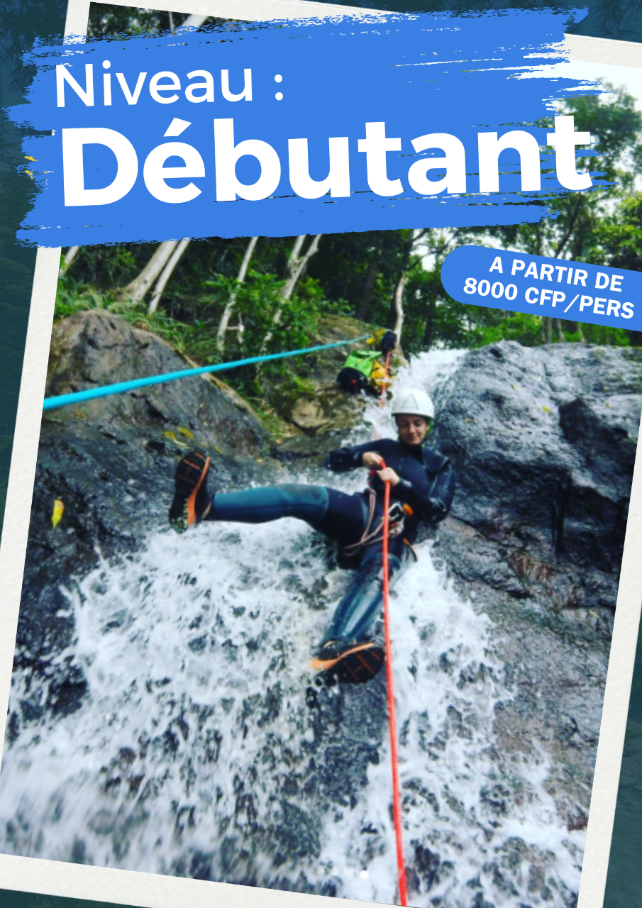 Cascades de Yahoué (Niveau débutant) ½ Journée