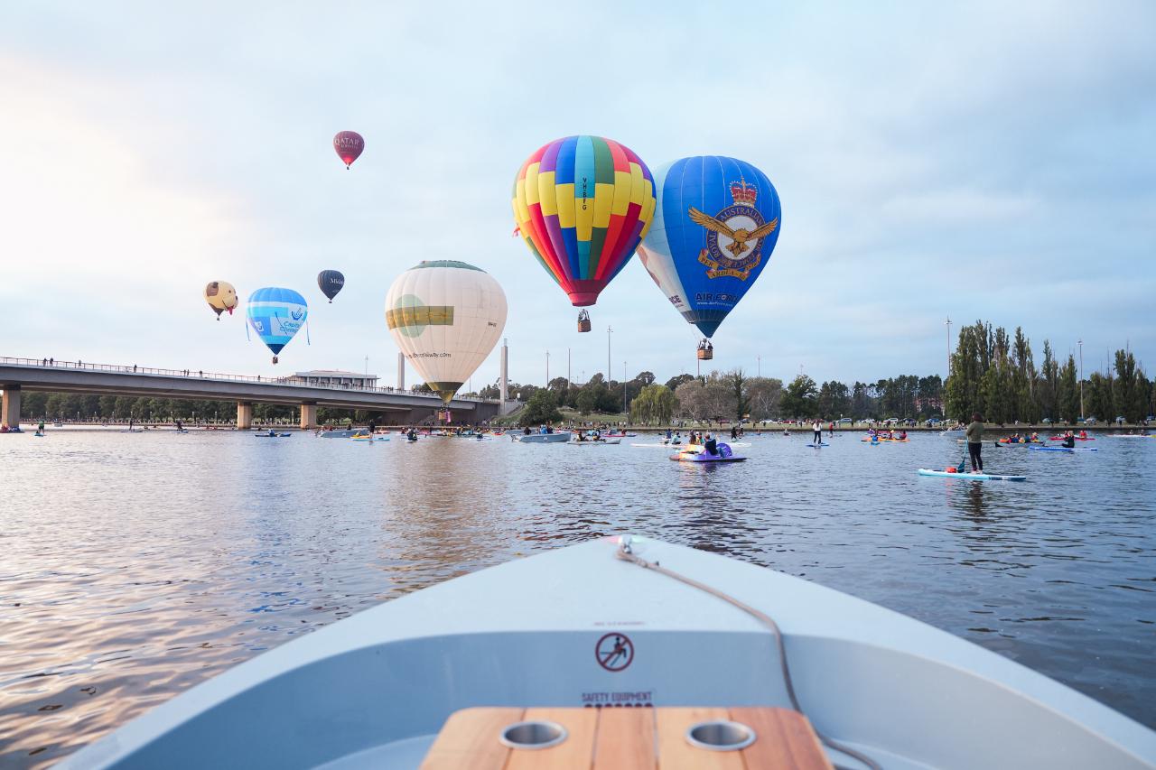Canberra Balloon Spectacular 2024 x GoBoat - GoBoat Canberra Reservations