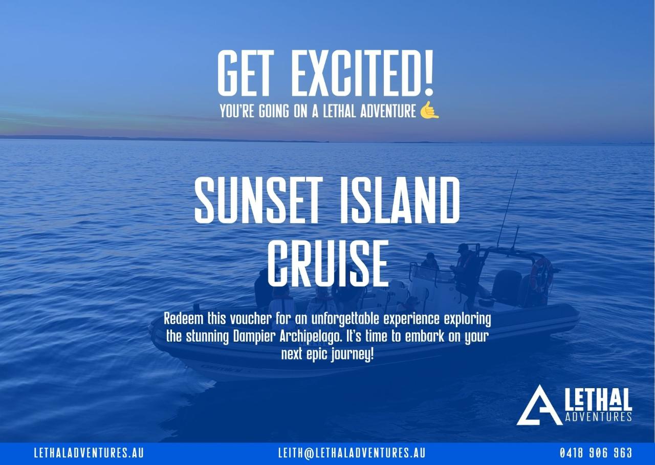Gift Certificate - Sunset Island Cruise