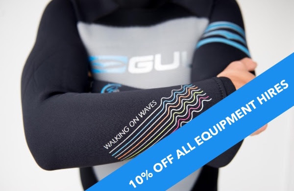 SURF HIRE 4 to 7 DAYS, from £39.71 (7'.0" foot softboard & wetsuit)