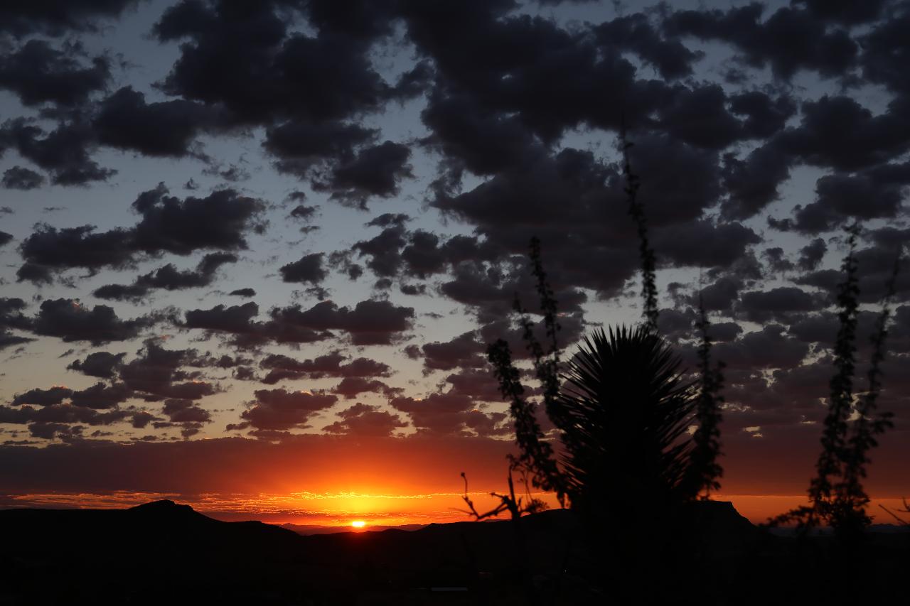 Lever de soleil à Red Rock Canyon