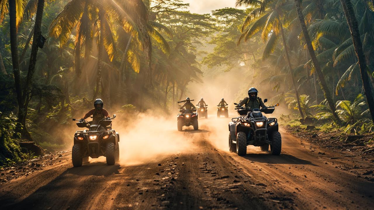 Pura Vida Adventure: 2-Hour ATV Tour from Tamarindo north to Playa Viejo and Pirata