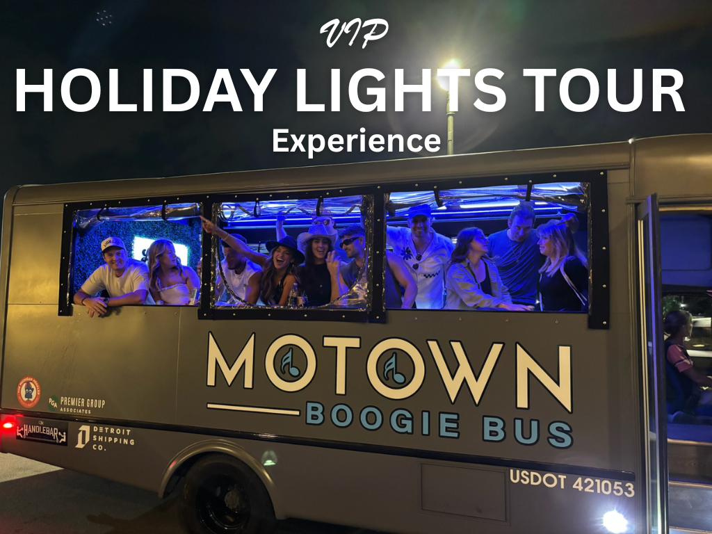 VIP Holiday Lights Tour Experience - Starts from Detroit Shipping Co. - Enclosed with Heat