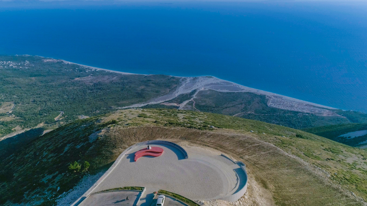 Paragliding from Llogara mountain Vlore, Albania 