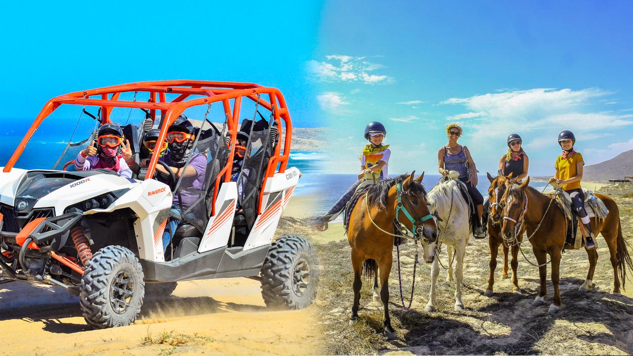 COMBO UTV Tour and Horseback Riding