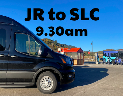 9.30am Jeremy Ranch P&R to SLC morning shuttle