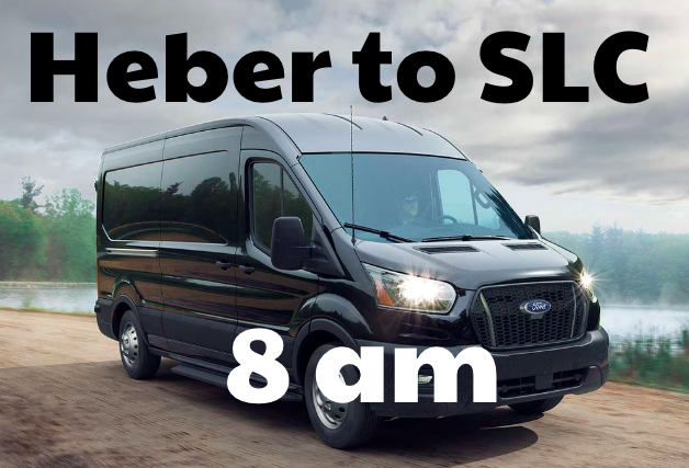 Heber to SLC 8am morning shuttle