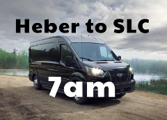 Heber to SLC 7am morning shuttle