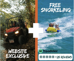 ATV or UTV Adventure with Banana Boat Ride to Conchal Beach