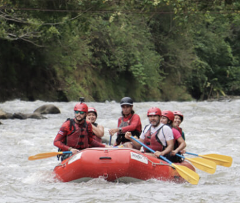 Balsa River White Water Rafting: Class II - III.