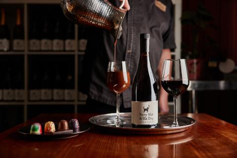 A glow of wine and a blanket of chocolate 