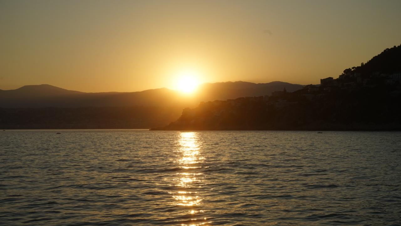 The sunset boat tour