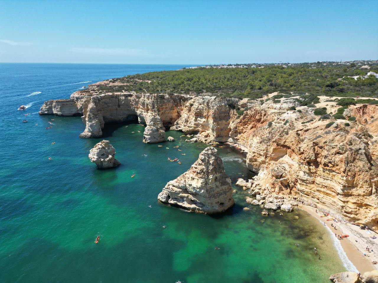 From Faro: Benagil Cave, Marinha Beach, Seven Hanging Valleys, Algar Seco...