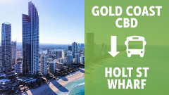 GOLD COAST TO HOLT ST WHARF - TANGALOOMA SHUTTLE (ONE-WAY OR RETURN) 