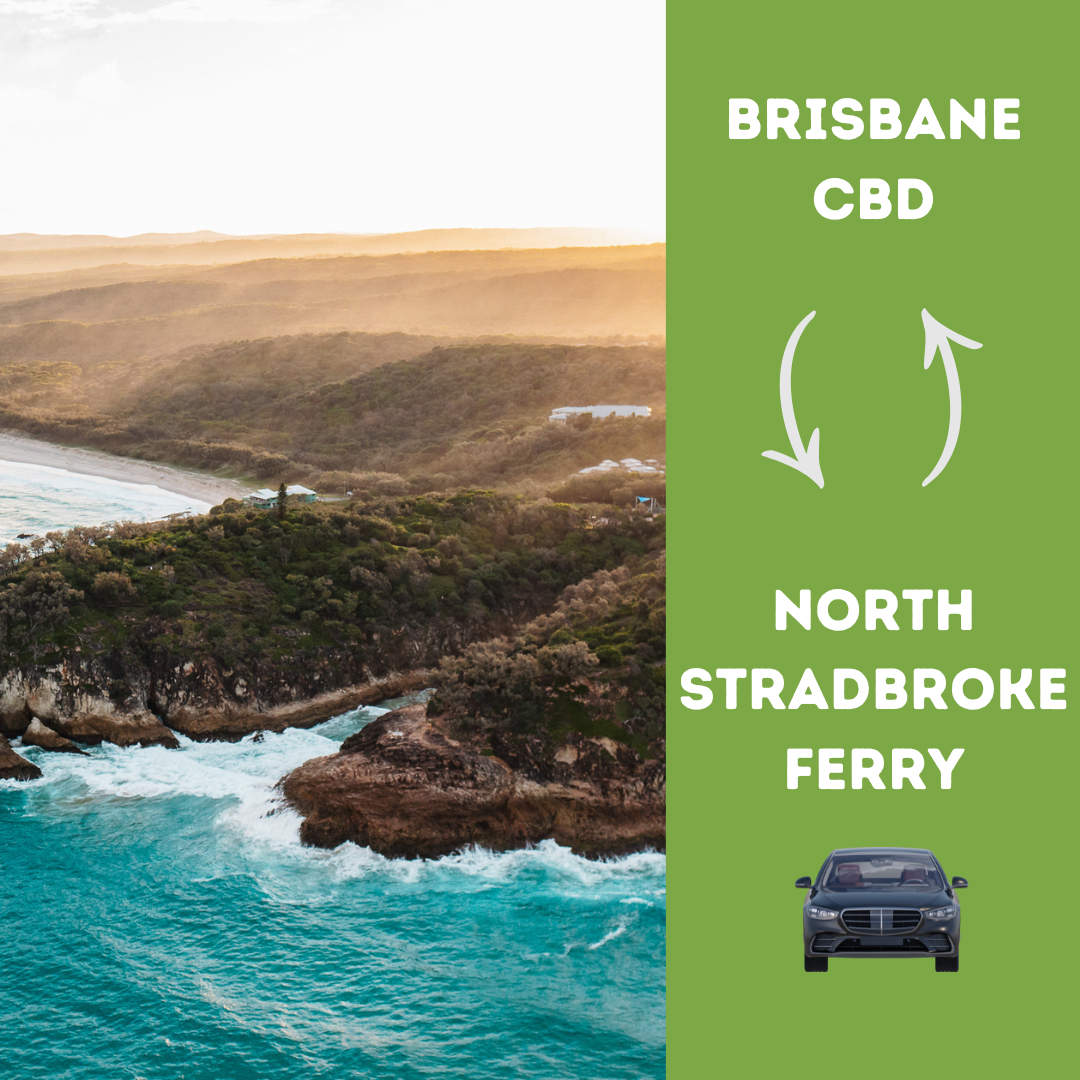 BRISBANE CBD TO NORTH STRADBROKE FERRY - RETURN SEDAN TRANSFER 