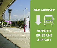 BNE AIRPORT TO NOVOTEL BRISBANE AIRPORT SHUTTLE (ONE-WAY OR RETURN)