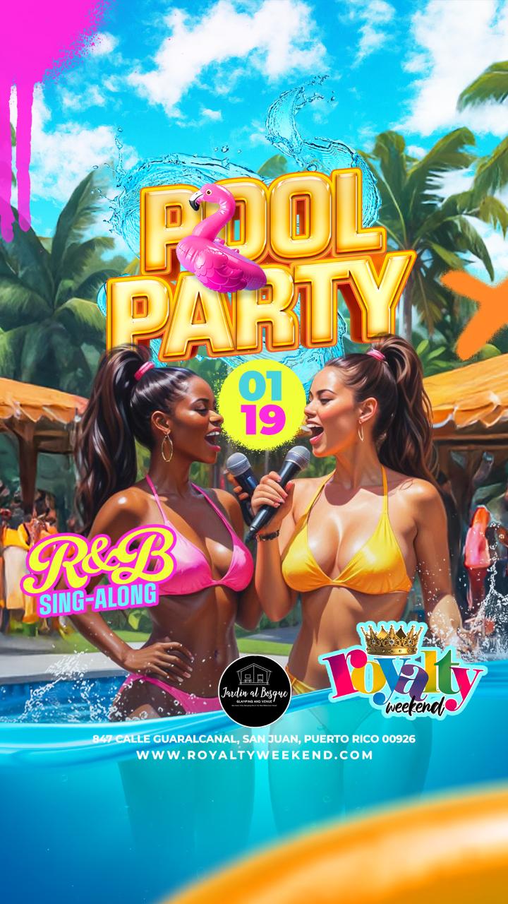 R&B SING ALONG POOL PARTY