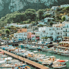 From Minori: Capri Transfer and Island Boat Tour