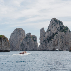 From Maiori: Capri Transfer and Island Boat Tour