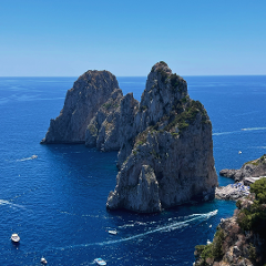 From Salerno: Capri Transfer and Island Boat Tour