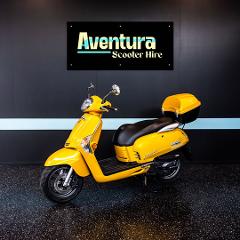 Yellow 125cc Scooter