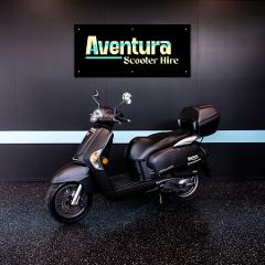 Matte Black 125cc Scooter