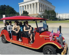 Washington DC Monuments and History Guided Electric Cart Tour