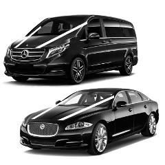 Jaguar XJ & Mercedes VClass