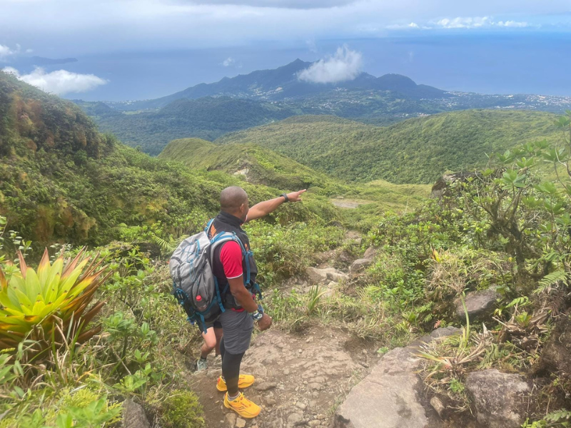 Randonnée guidée sur le volcan de la Soufrière en Guadeloupe