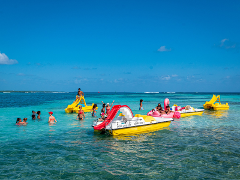 Sortie en Pédalo dans le lagon de Saint-François