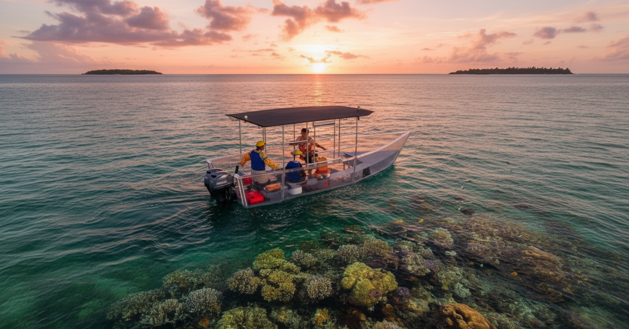 Clear Boat Sunset Cruise