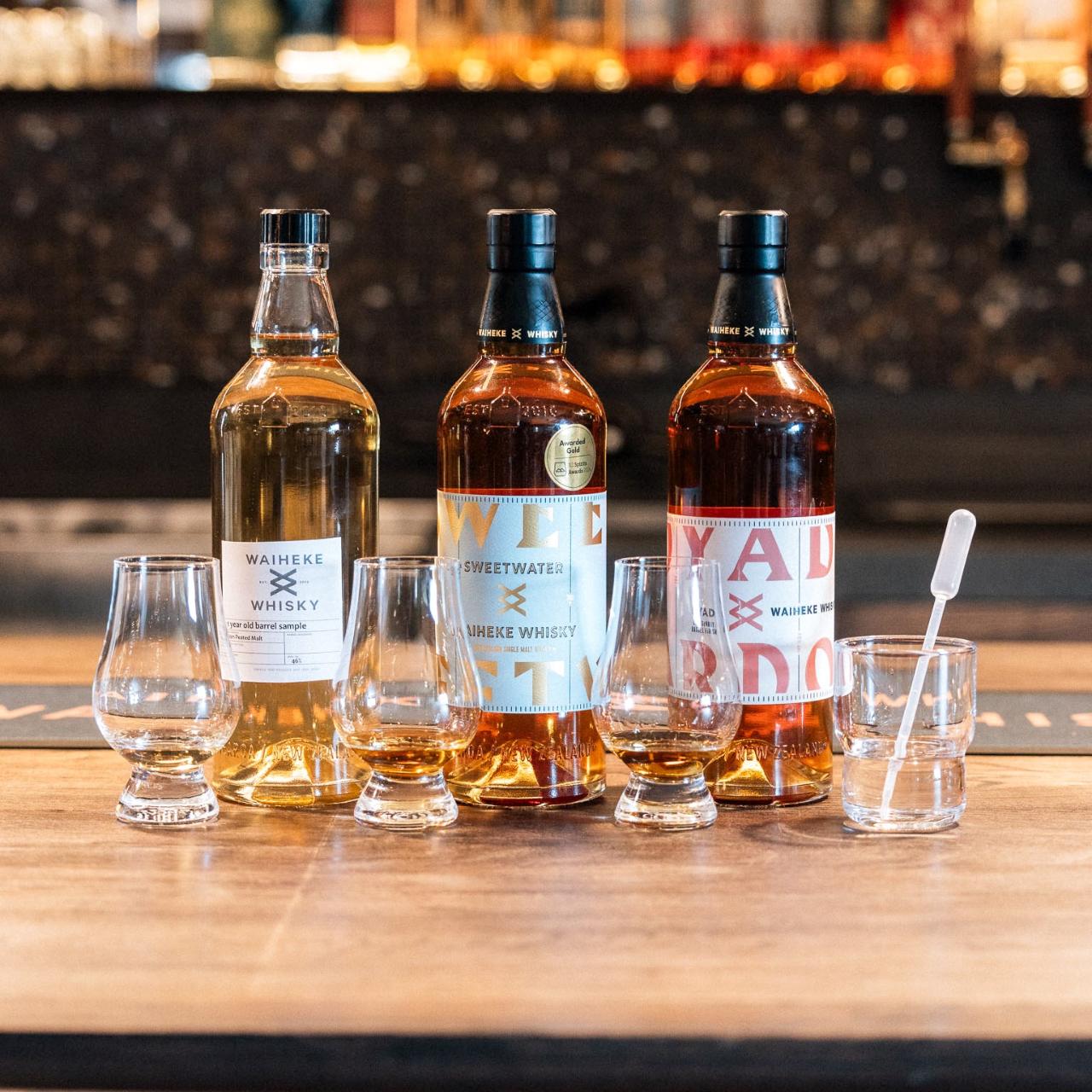 Unpeated Single Malt Whisky Flight