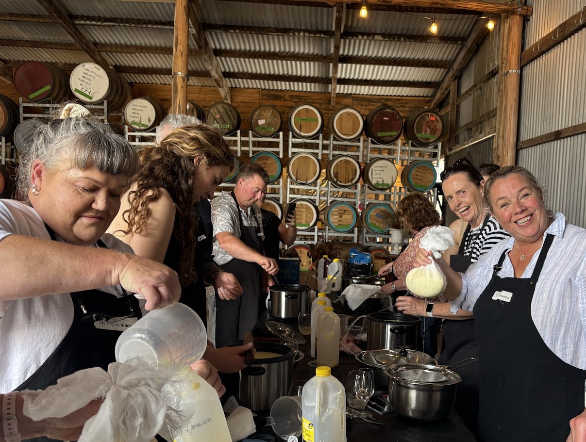 Exclusive Mozzarella-Making & Tasting at Cut Hill Distillery