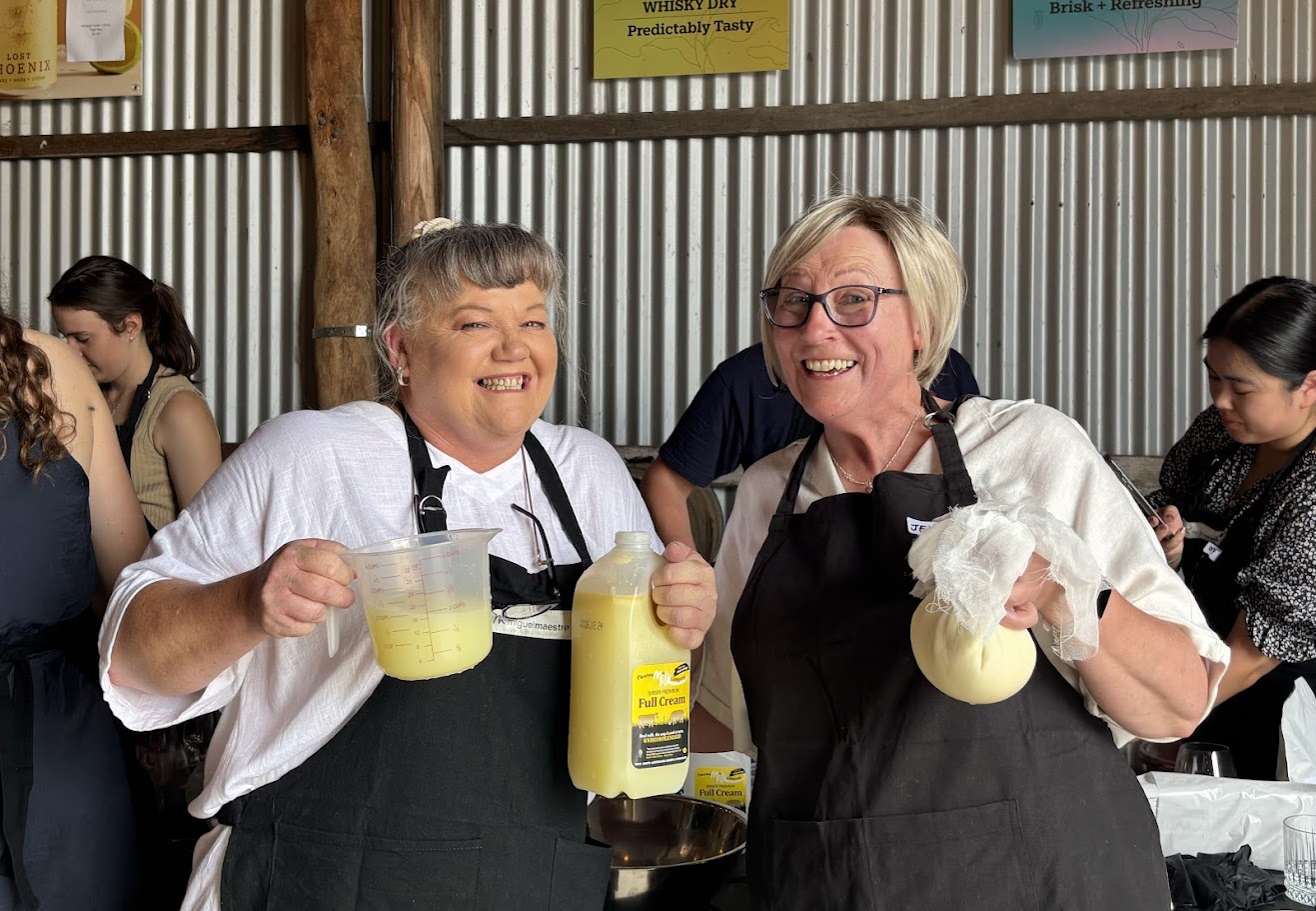 Exclusive Mozzarella-Making & Tasting at Cut Hill Distillery