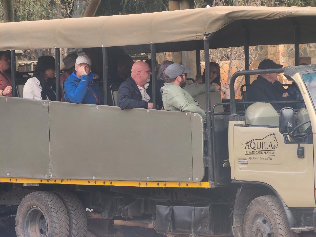 Full-Day Aquila Game Drive Private Tour and Fairview Wine Tasting