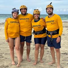 Kitesurf group lesson beginners only with our IKO Instructor