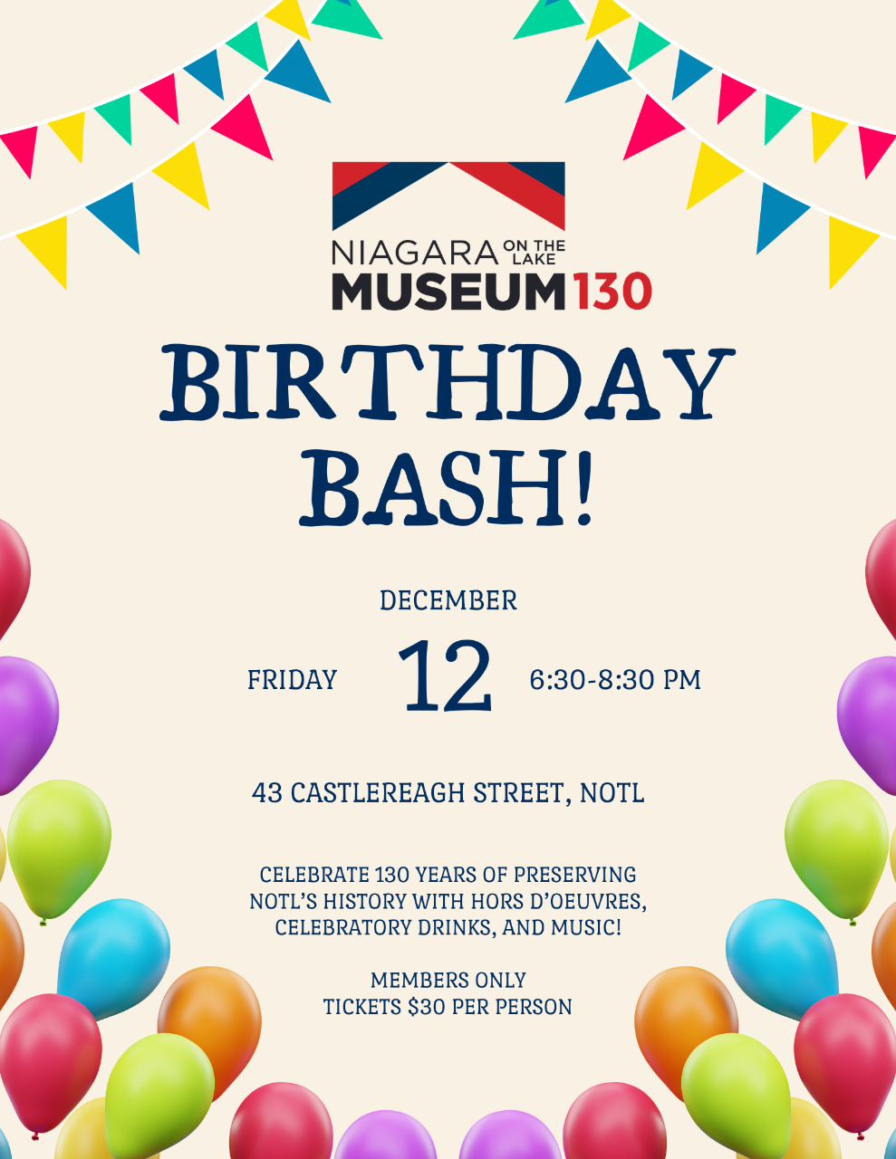 130th Members' Birthday Bash