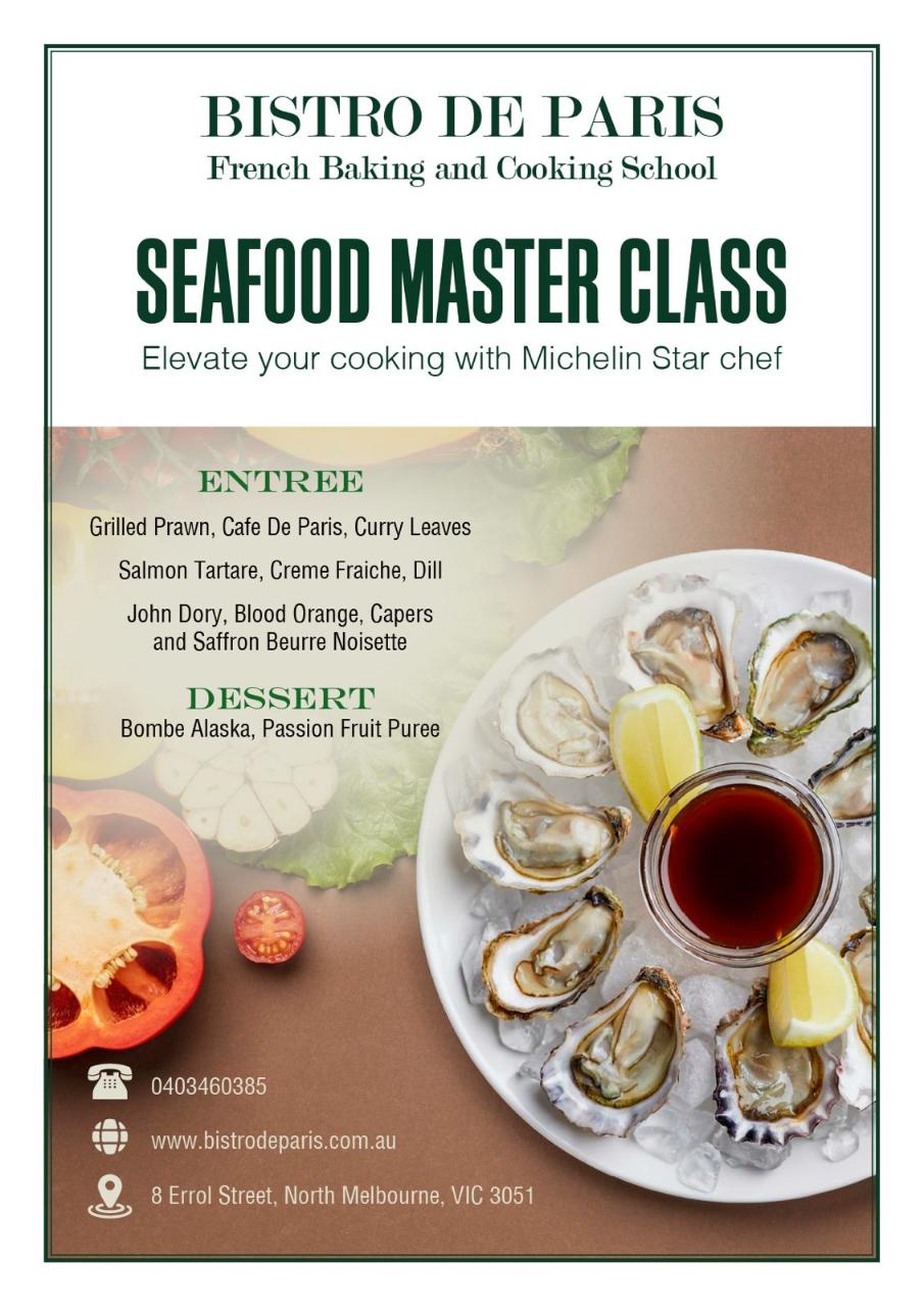 Seafood Master class