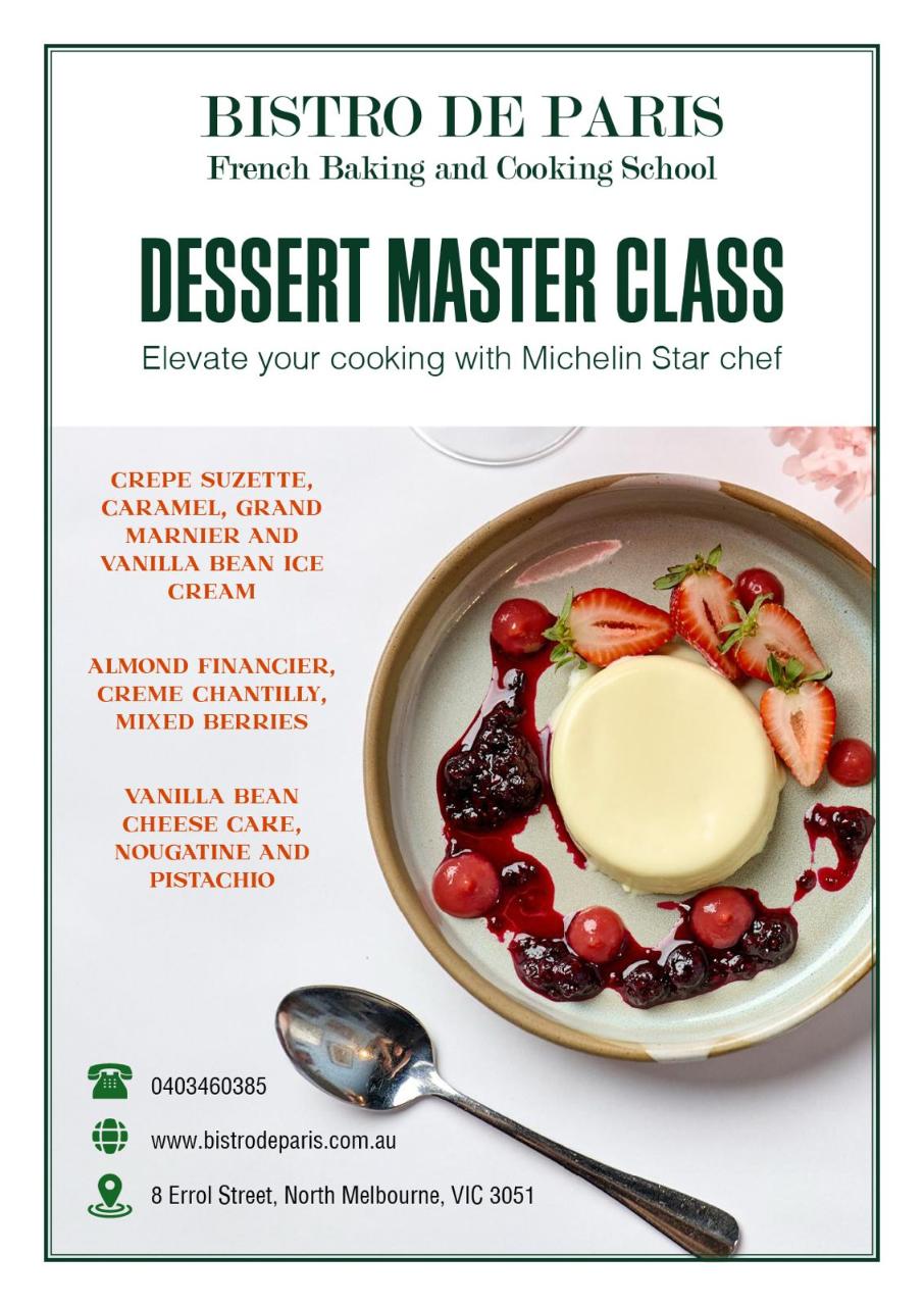 Dessert Master class