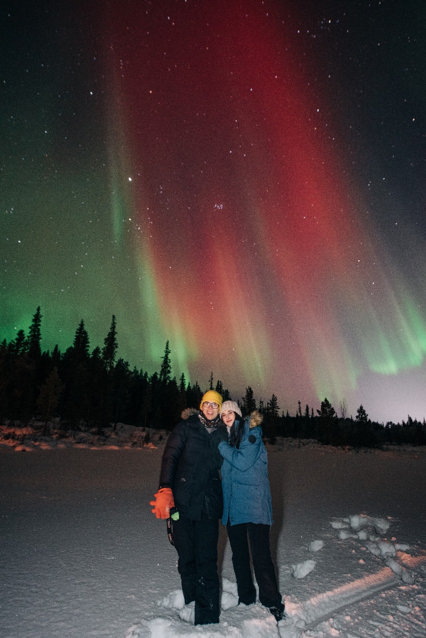 Celebration of New Years Eve in Kiruna