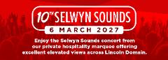 2027 Selwyn Sounds - Lincoln Domain - Sat 6th March 2027 - Hospitality Marquee
