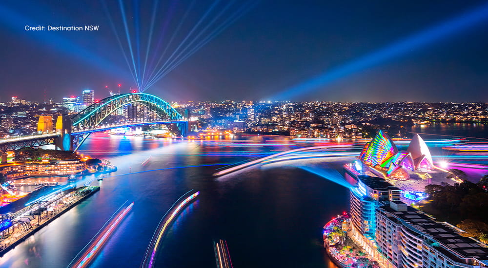 Vivid Lights Spectacular Thursday 5th June - Friday 6th June 2025