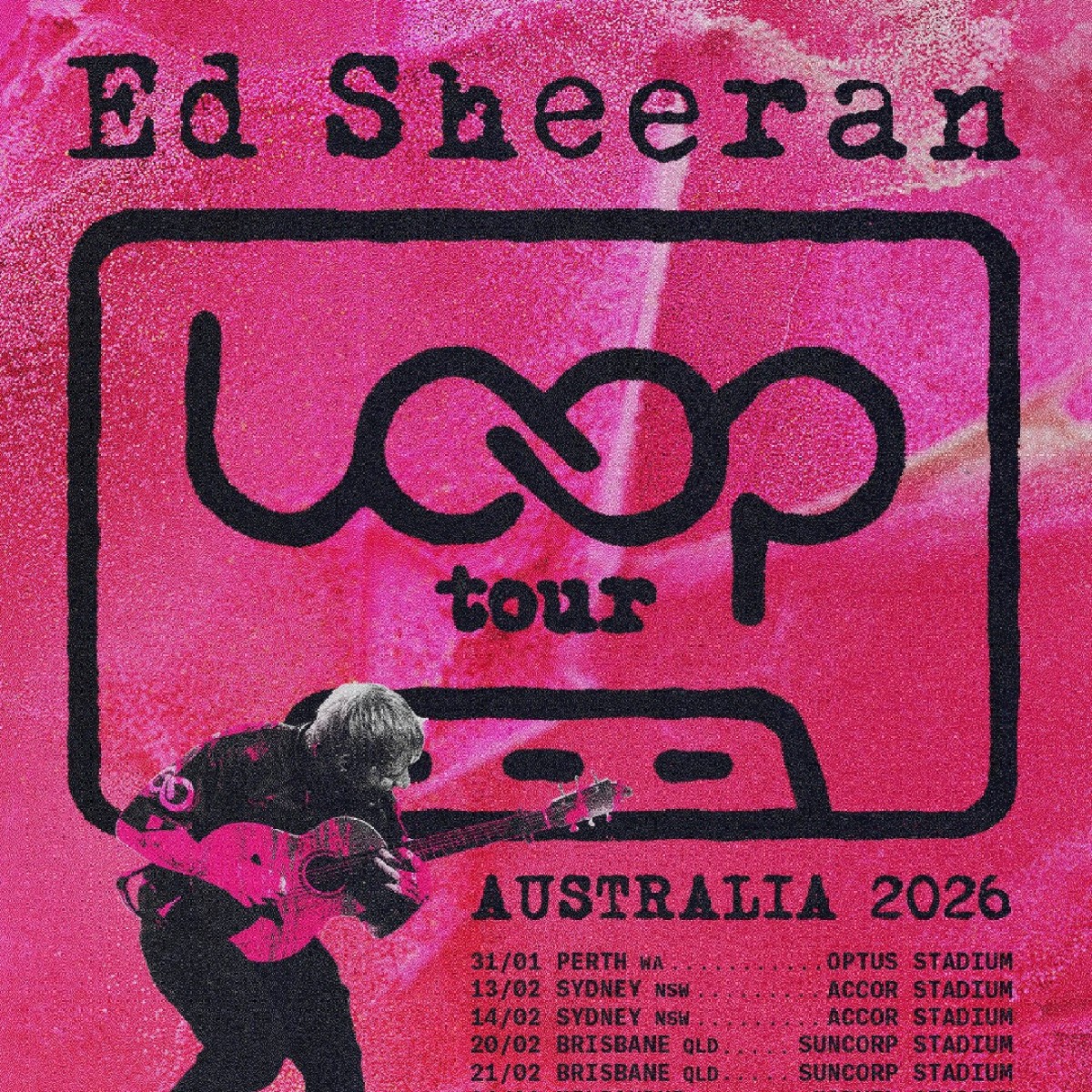  Ed Sheeran Accor Stadium Feb 14th 2026