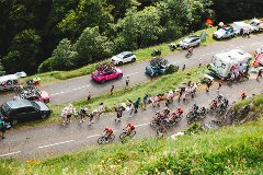 Sur les routes du Tour