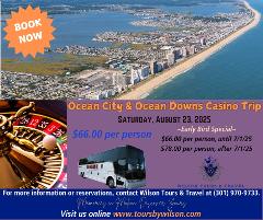 Ocean City and Ocean Down Casino Getaway