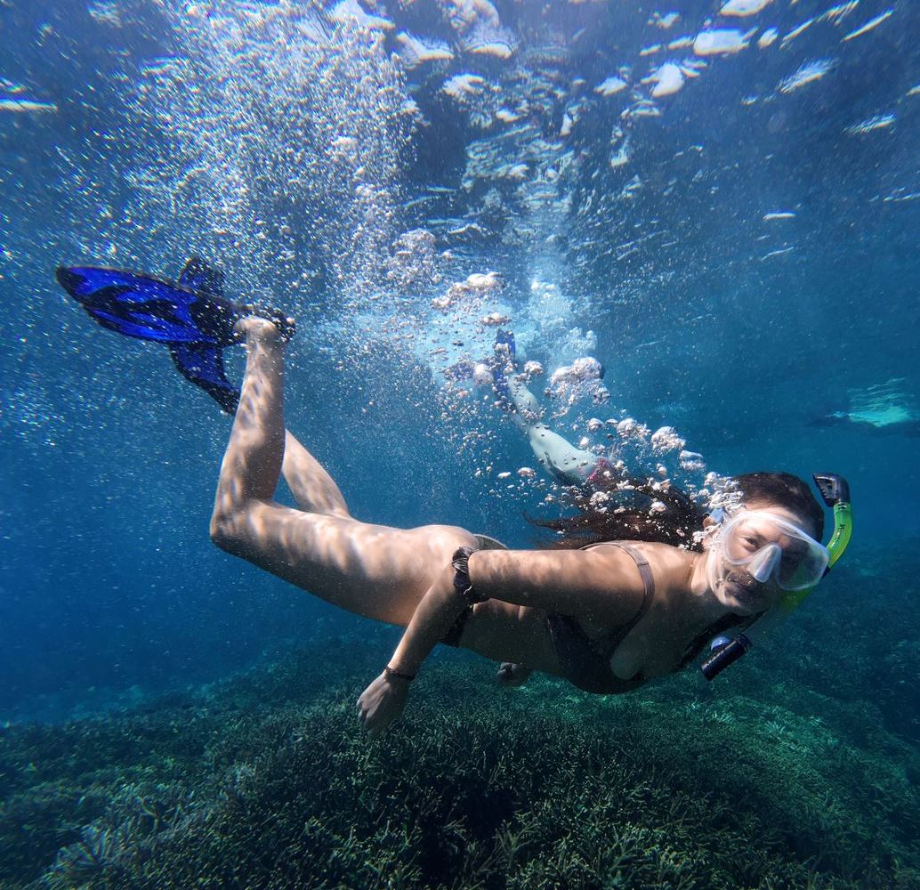 Snorkeling tour with Manta Ray, departing Nusa Lembongan in shared boat.