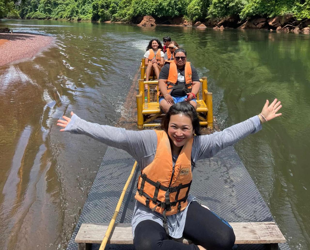Bamboo Rafting @ Klong Saeng River