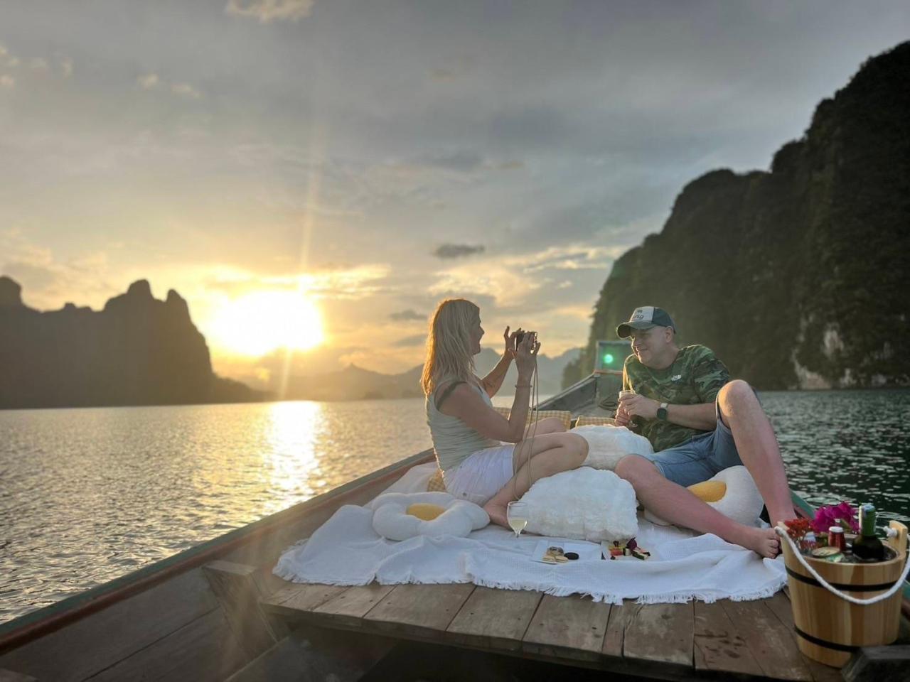 Cheow Lan Lake Romantic Sunset Cruise (Join)