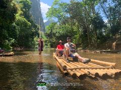Bamboo Rafting at Khao Sok
